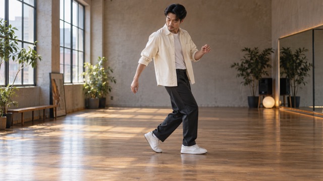Dança Moonwalk com IA