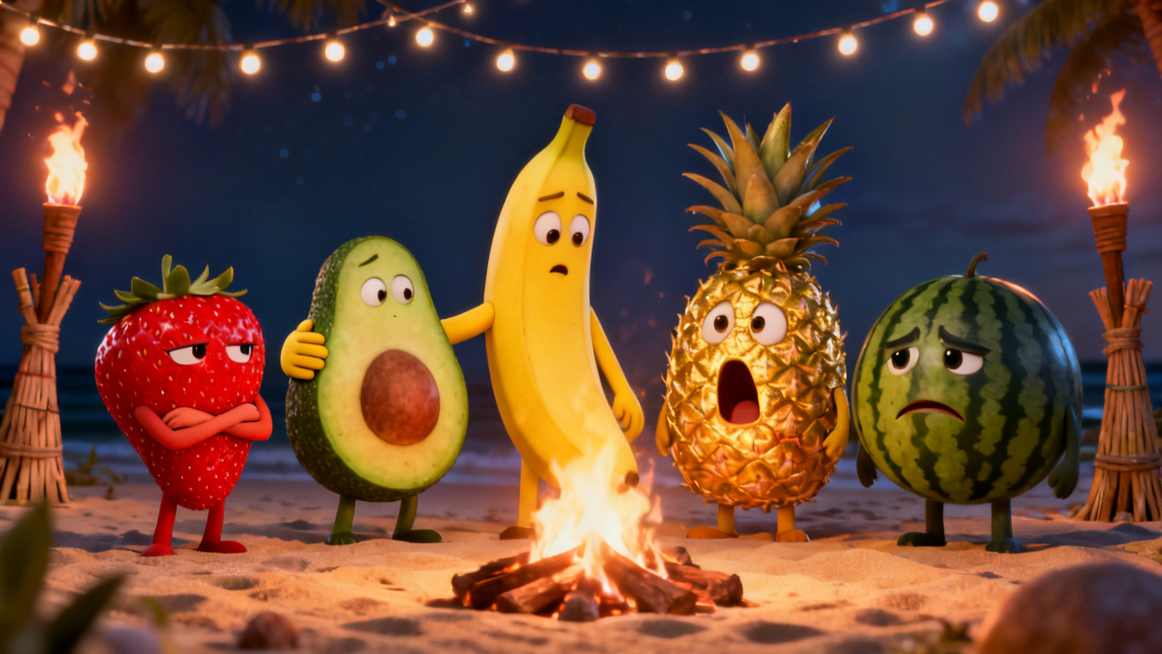 AI Fruit Love Island cena fonte 2
