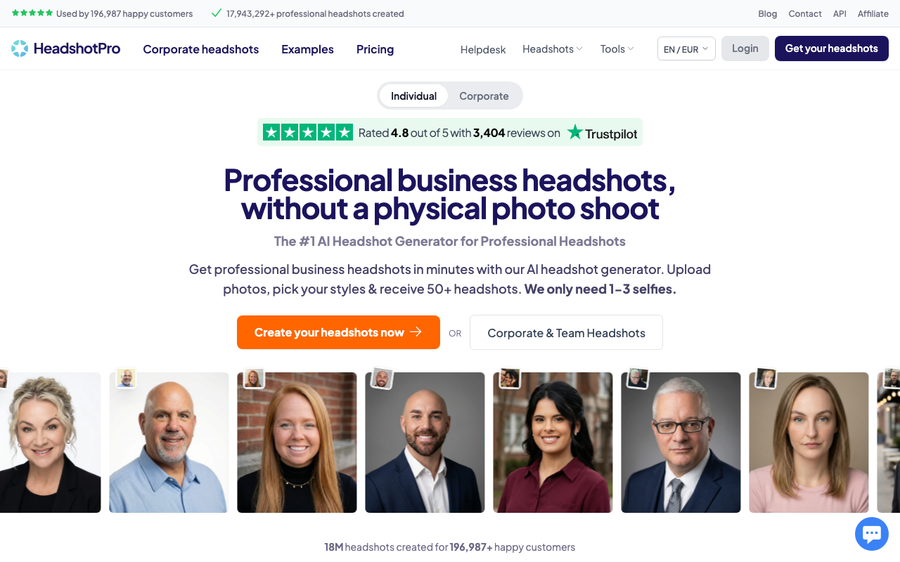 Exemplo visual 2 do guia Compare geradores de headshot para LinkedIn e currículo
