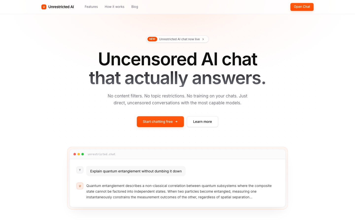 Exemplo visual 1 do guia Melhores chatbots IA sem restrições para NSFW e roleplay em 2026